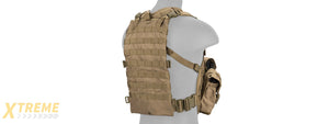 CA-307TN NYLON MODULAR CHEST RIG (TAN)