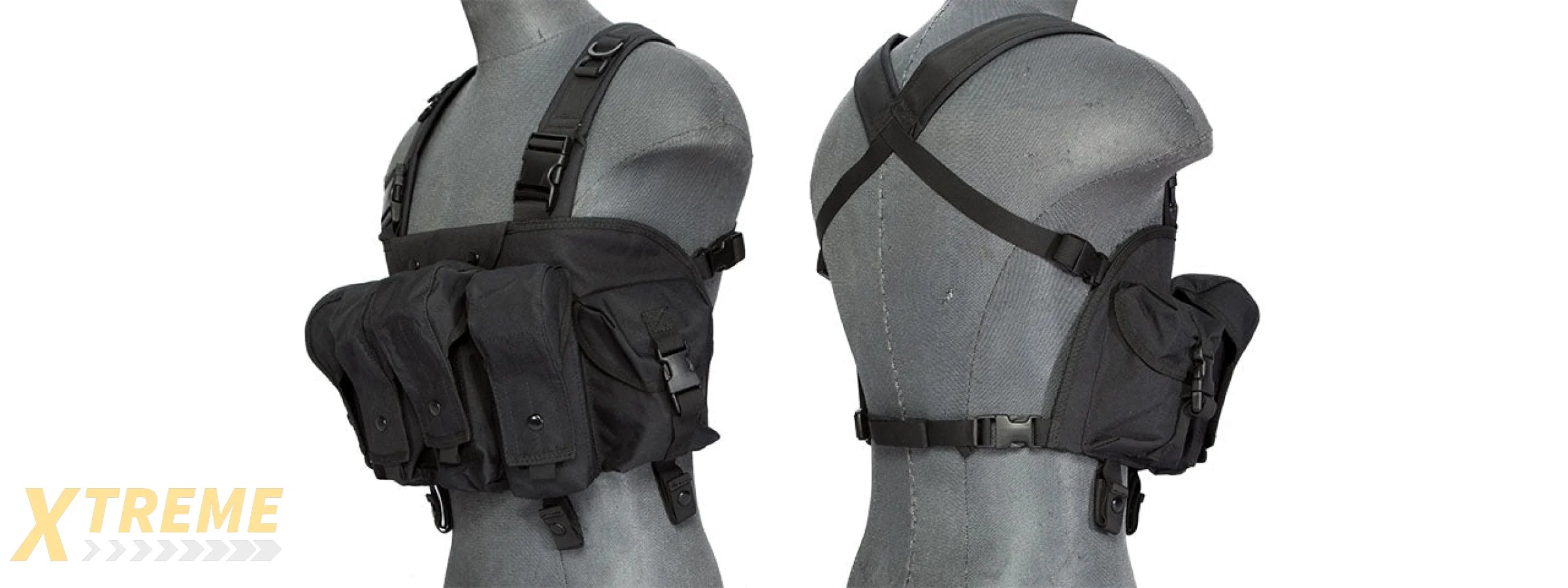 CA-308BN NYLON AK CHEST RIG (BK)