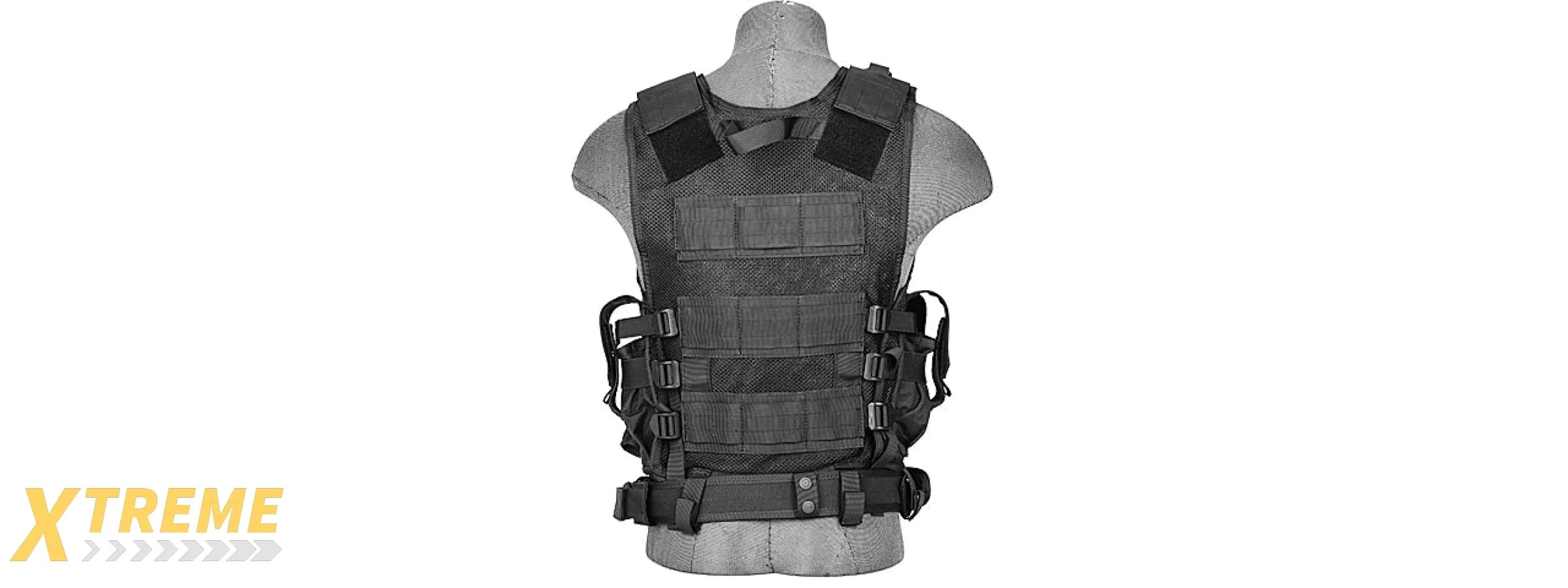 Lancer Tactical CA-310B Cross Draw Vest in Black