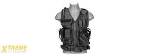 Lancer Tactical CA-310B Cross Draw Vest in Black