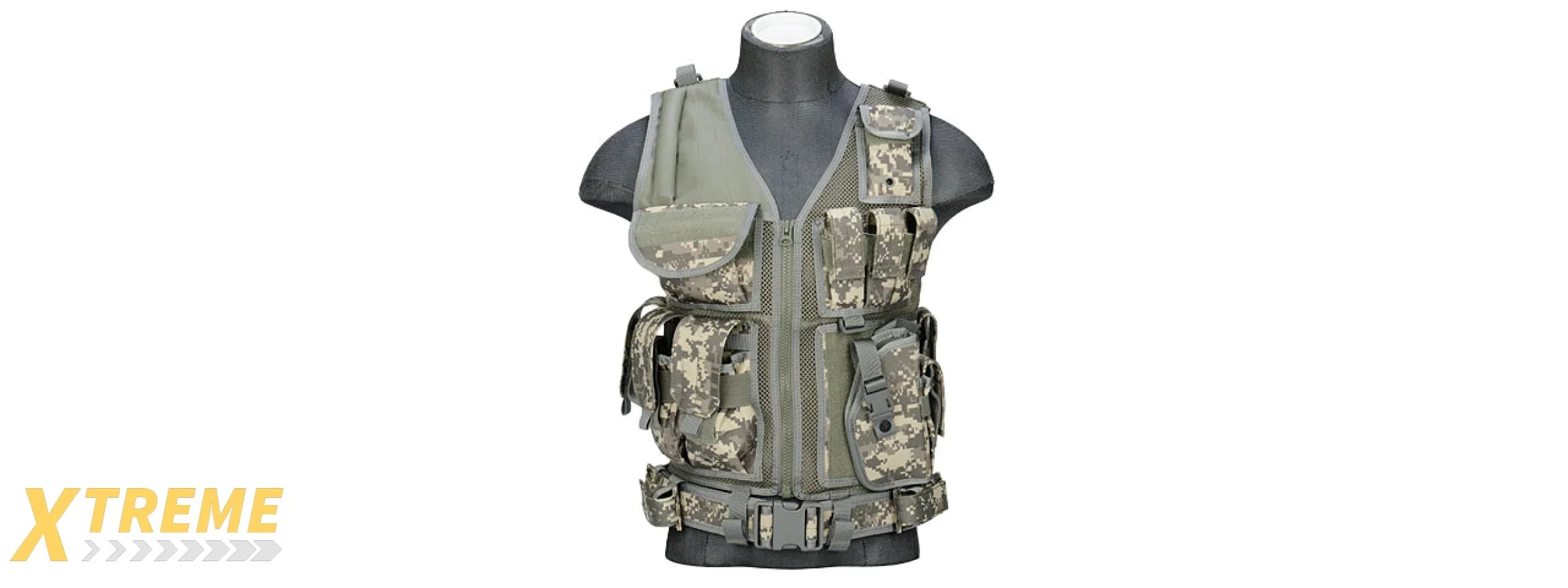 Lancer Tactical CA-310A Cross Draw Vest in ACU