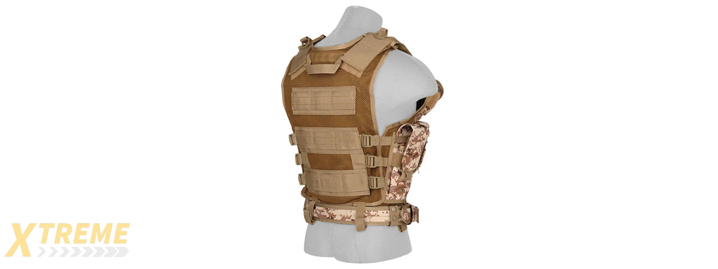 CA-310DD CROSS DRAW VEST w/HOLSTER (DD)