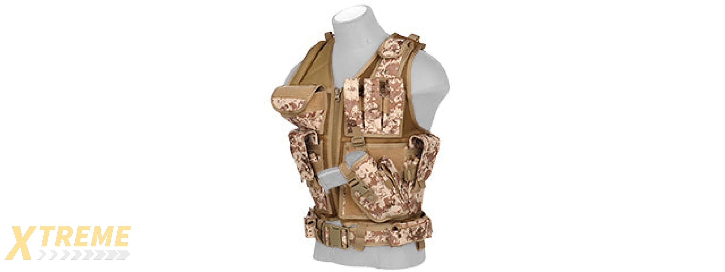 CA-310DD CROSS DRAW VEST w/HOLSTER (DD)