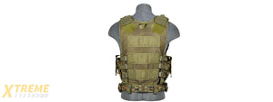 CA-310DN CROSSDRAW VEST 1000D NYLON (DIGITAL MARPAT)