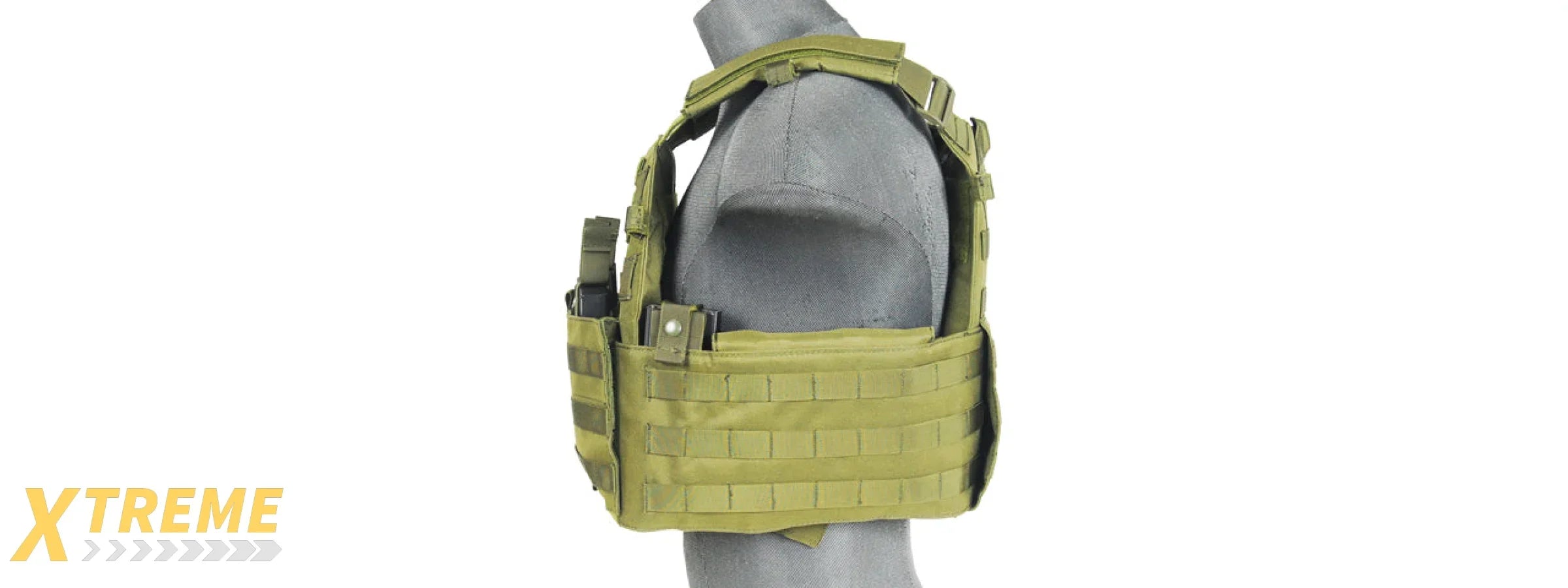 1000D Nylon Airsoft Molle Tactical Vest (OD Green)