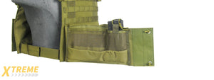 1000D Nylon Airsoft Molle Tactical Vest (OD Green)