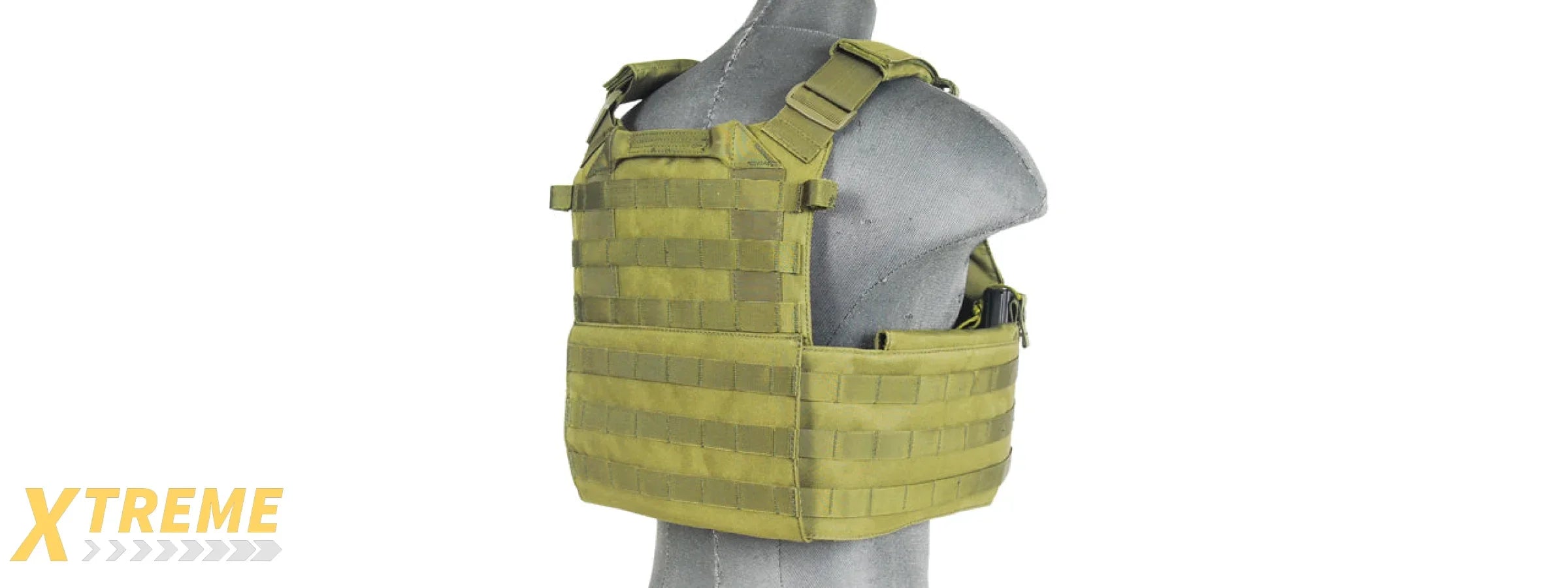 1000D Nylon Airsoft Molle Tactical Vest (OD Green)