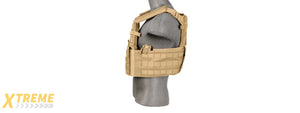 CA-311TN 69T4 1000D Nylon Tactical Vest (Tan)