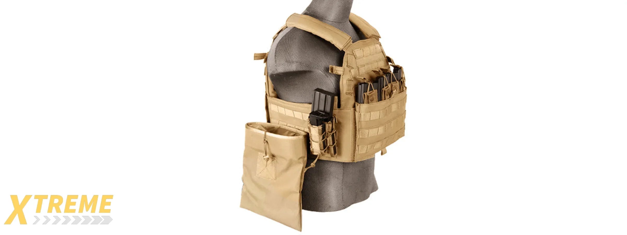 CA-311TN 69T4 1000D Nylon Tactical Vest (Tan)
