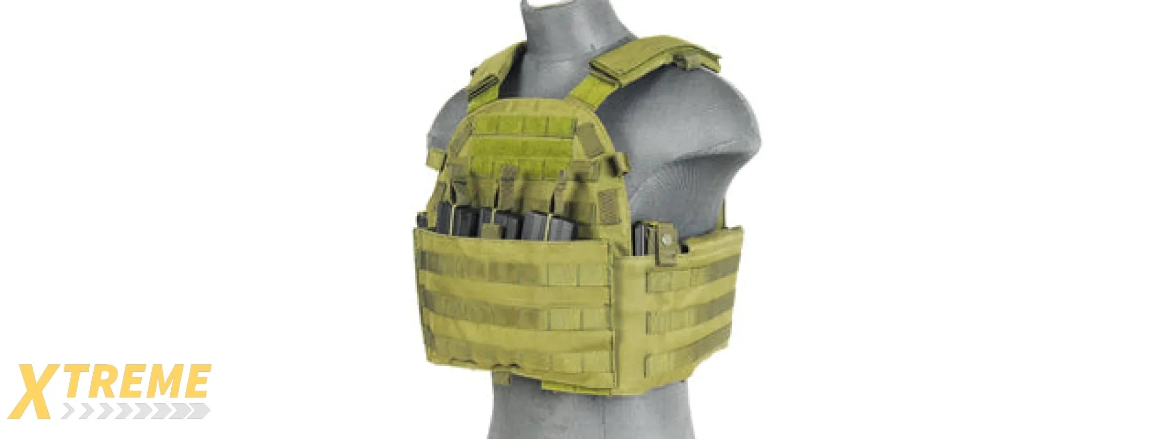 1000D Nylon Airsoft Molle Tactical Vest (OD Green)