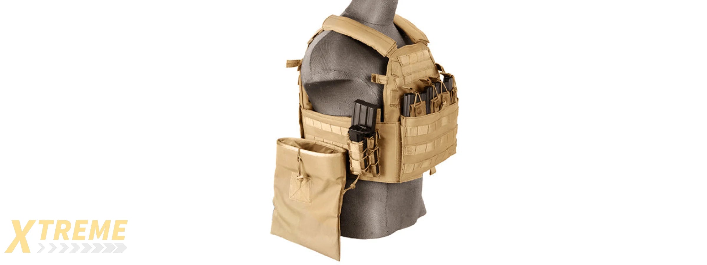 CA-311TN 69T4 1000D Nylon Tactical Vest (Tan)