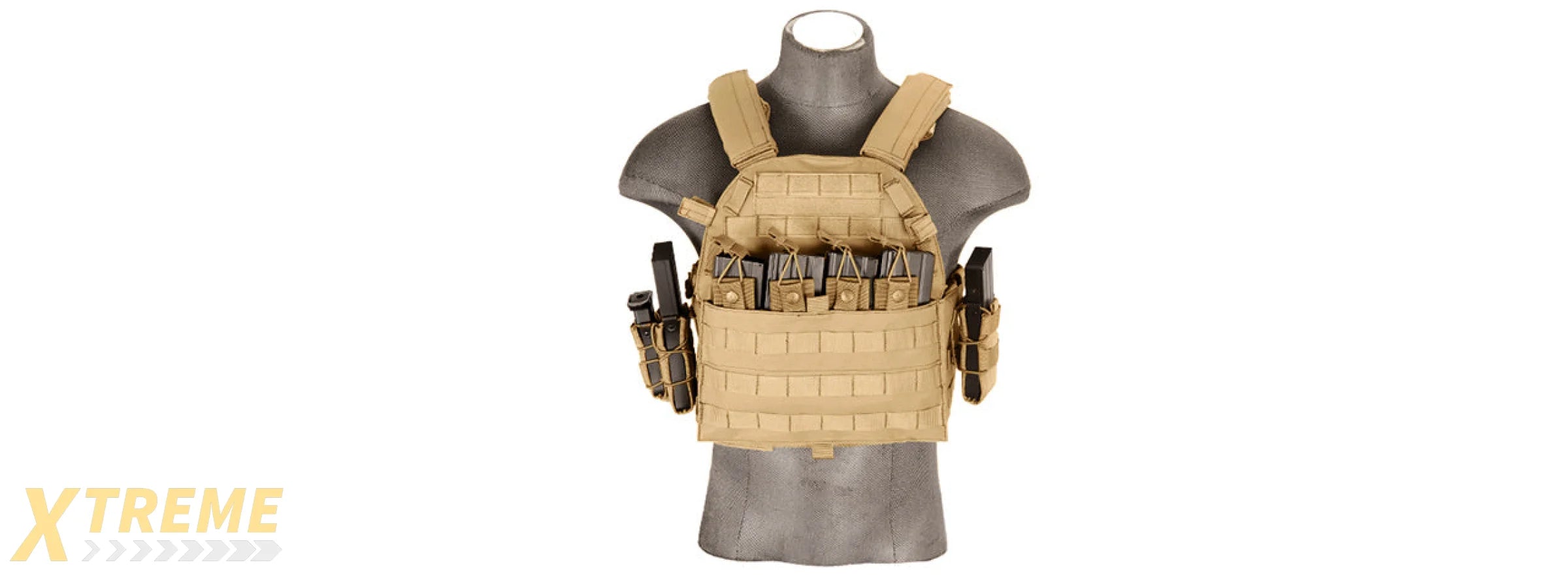 CA-311TN 69T4 1000D Nylon Tactical Vest (Tan)