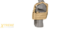 CA-311TN 69T4 1000D Nylon Tactical Vest (Tan)