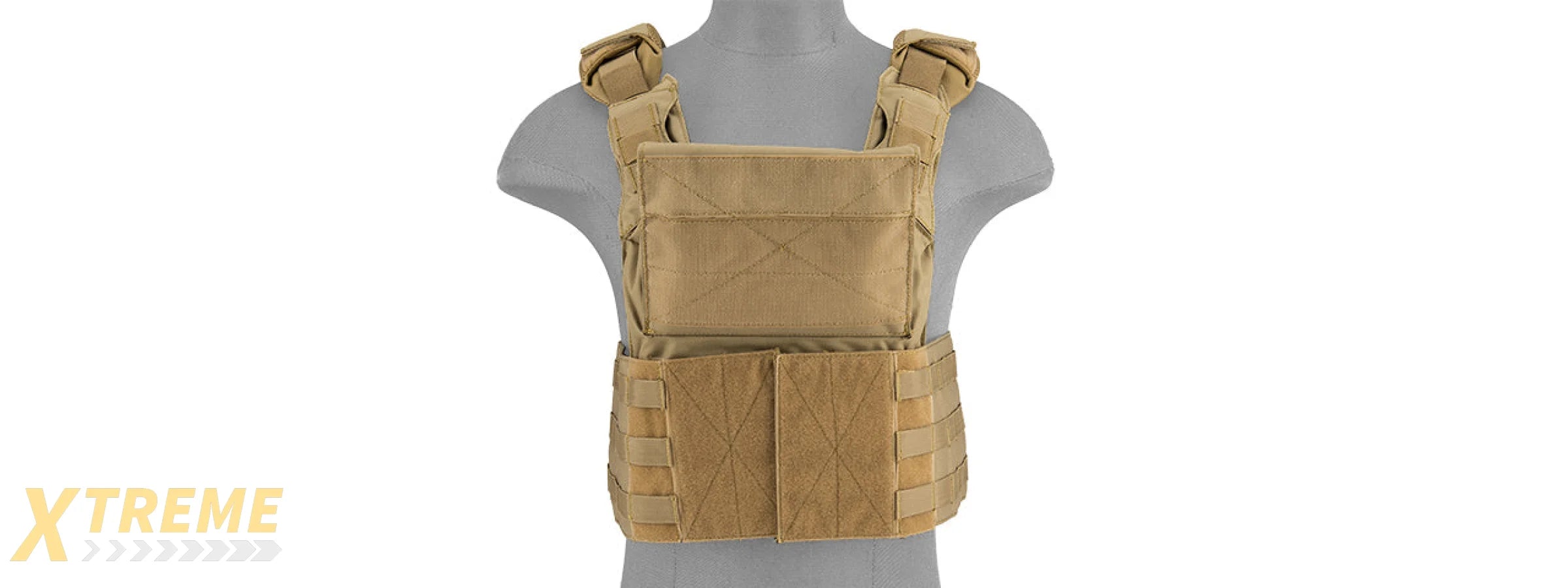 CA-313T2N SAPC w/DUAL INNER MAG POUCH + SHOULDER PADS (TAN)