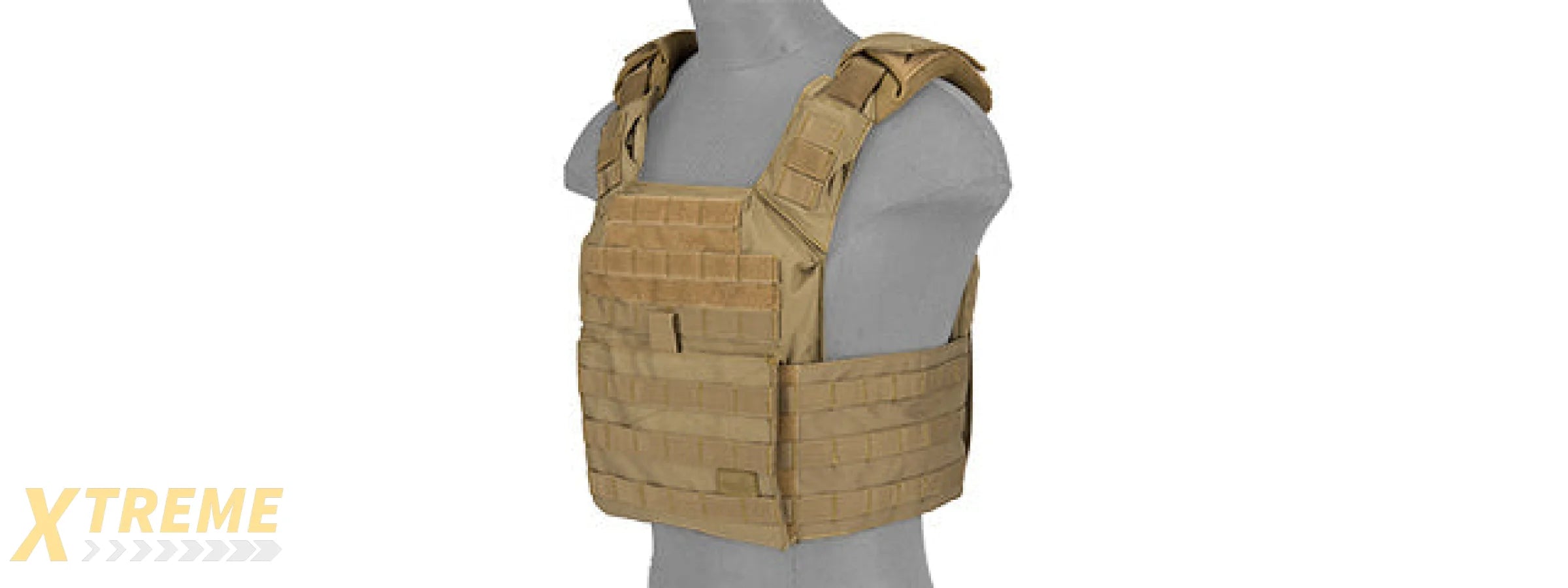 CA-313T2N SAPC w/DUAL INNER MAG POUCH + SHOULDER PADS (TAN)
