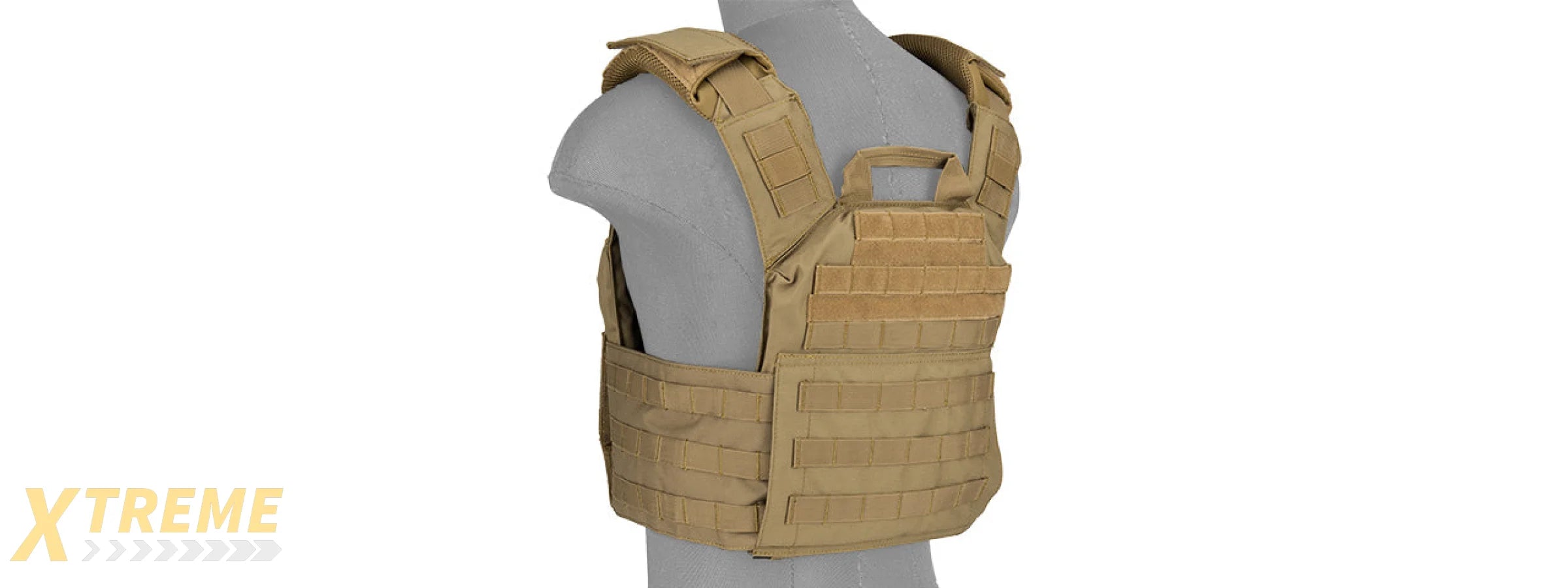 CA-313T2N SAPC w/DUAL INNER MAG POUCH + SHOULDER PADS (TAN)