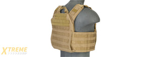 CA-313TN 1000D Nylon Speed Attack Tactical Vest (Tan)