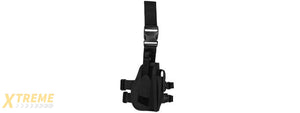 CA-323BN AIRSOFT 1000D DROP LEG NYLON PISTOL HOLSTER (BLACK)
