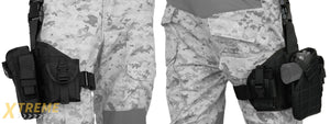 CA-324BN NYLON MOLLE PLATFORM DROP LEG HOLSTER (BK)
