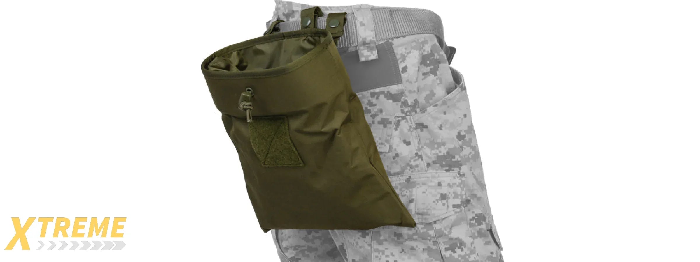CA-341GN NYLON LARGE FOLDABLE DUMP POUCH (OD)