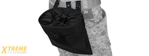 CA-341BN NYLON LARGE FOLDABLE DUMP POUCH (BK)
