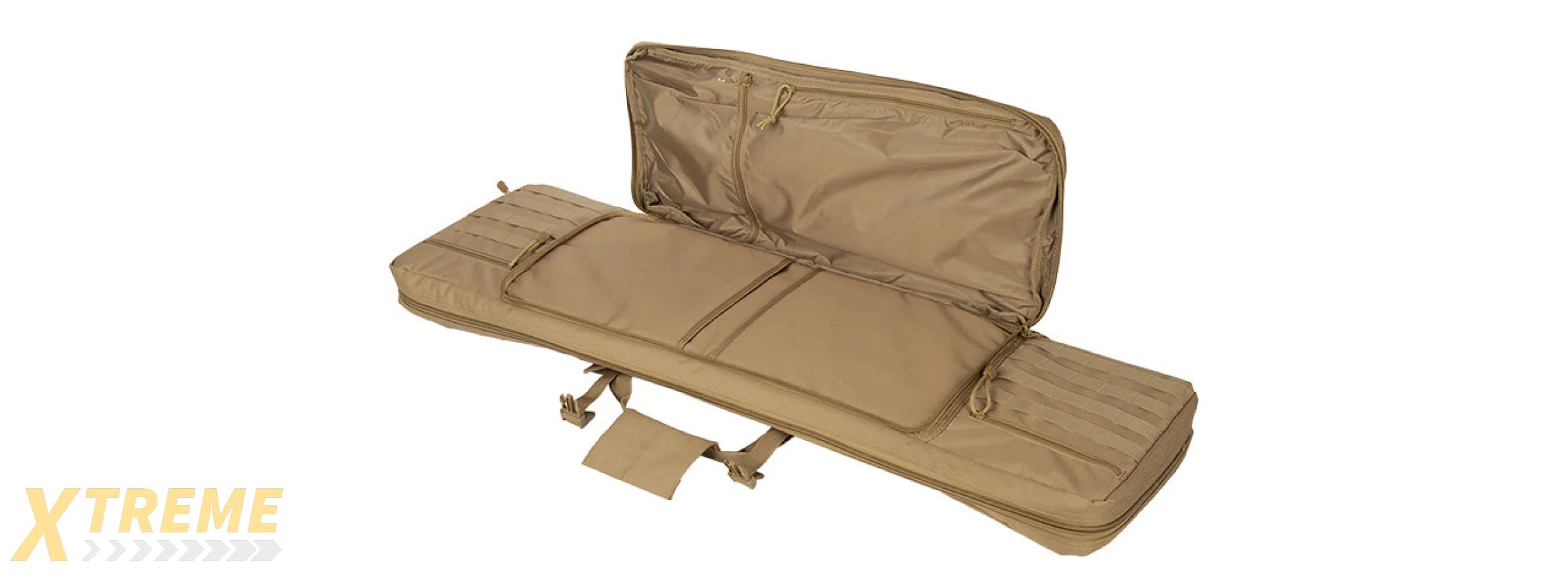 CA-343T2 MOLLE 42" DOUBLE GUN BAG (COLOR: TAN)