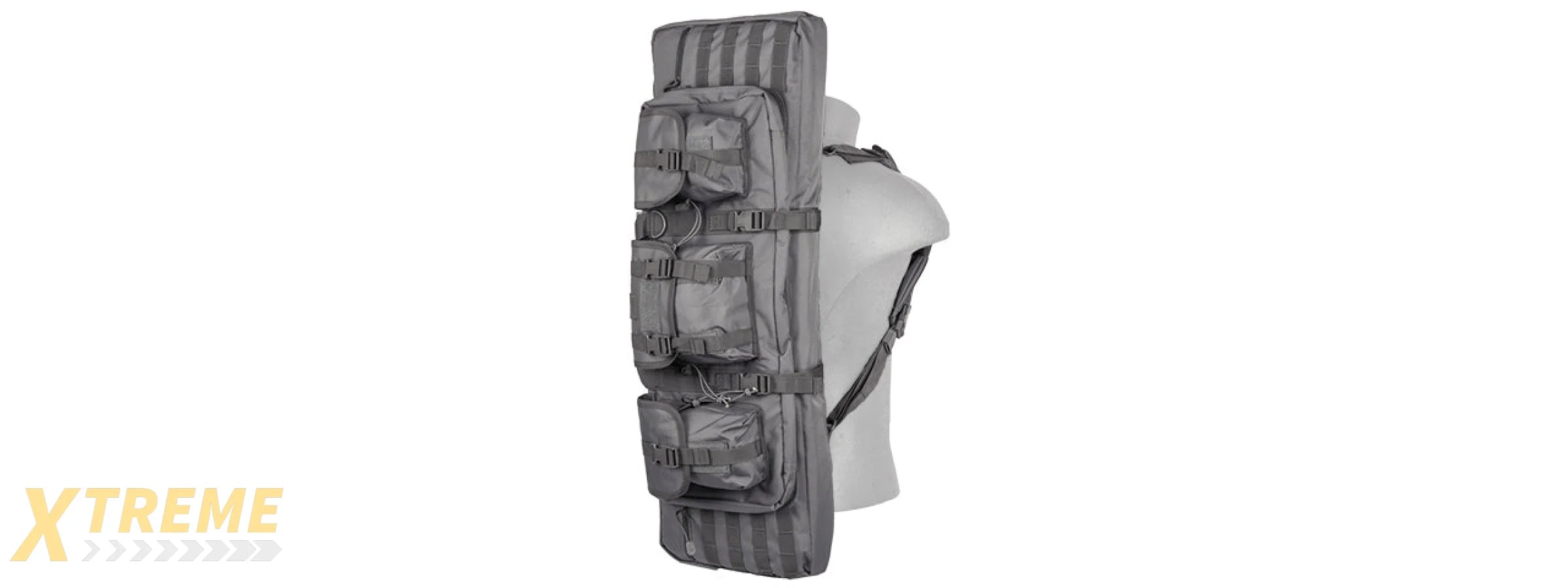 CA-345GY MOLLE 36" DOUBLE GUN BAG (GRAY)