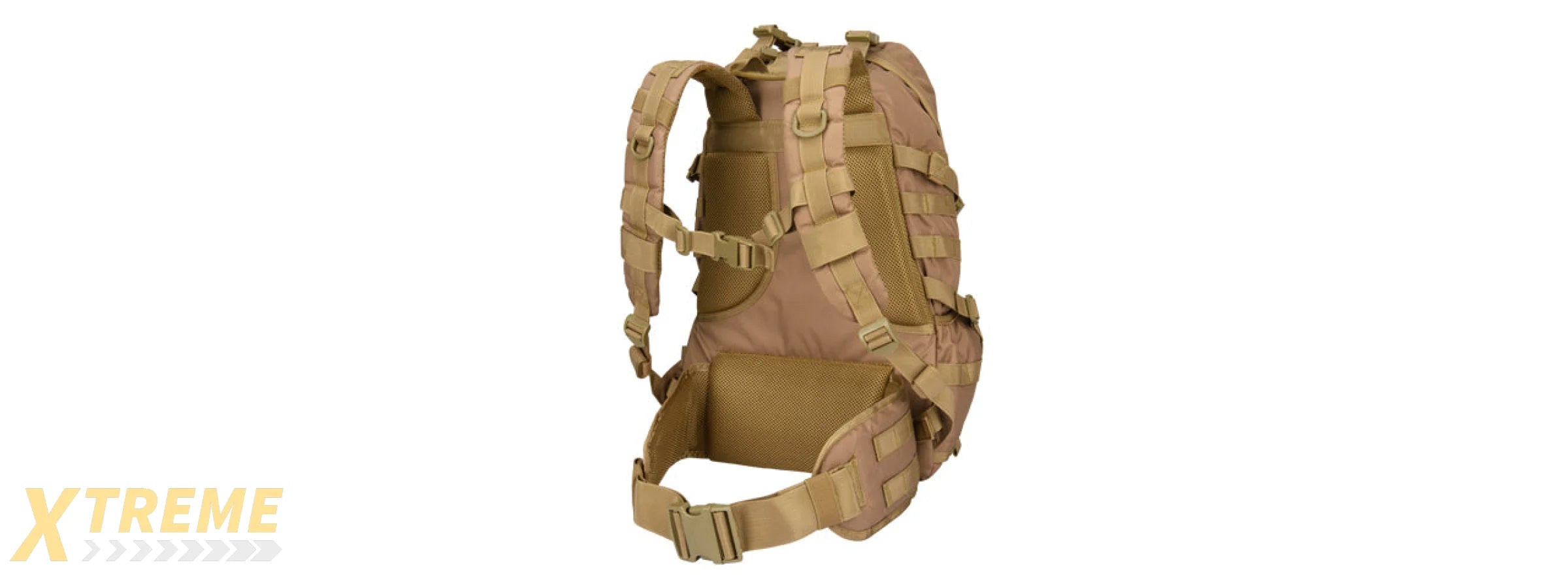 CA-353KN 600D NYLON EDC FAST MOLLE BACKPACK (KHAKI)