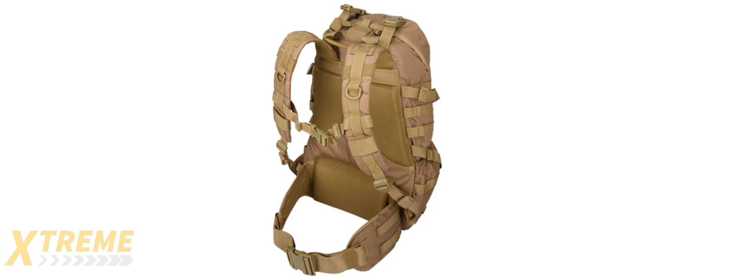 CA-353KN 600D NYLON EDC FAST MOLLE BACKPACK (KHAKI)