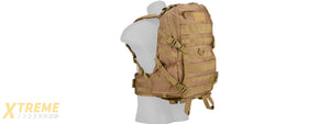 CA-353KN 600D NYLON EDC FAST MOLLE BACKPACK (KHAKI)