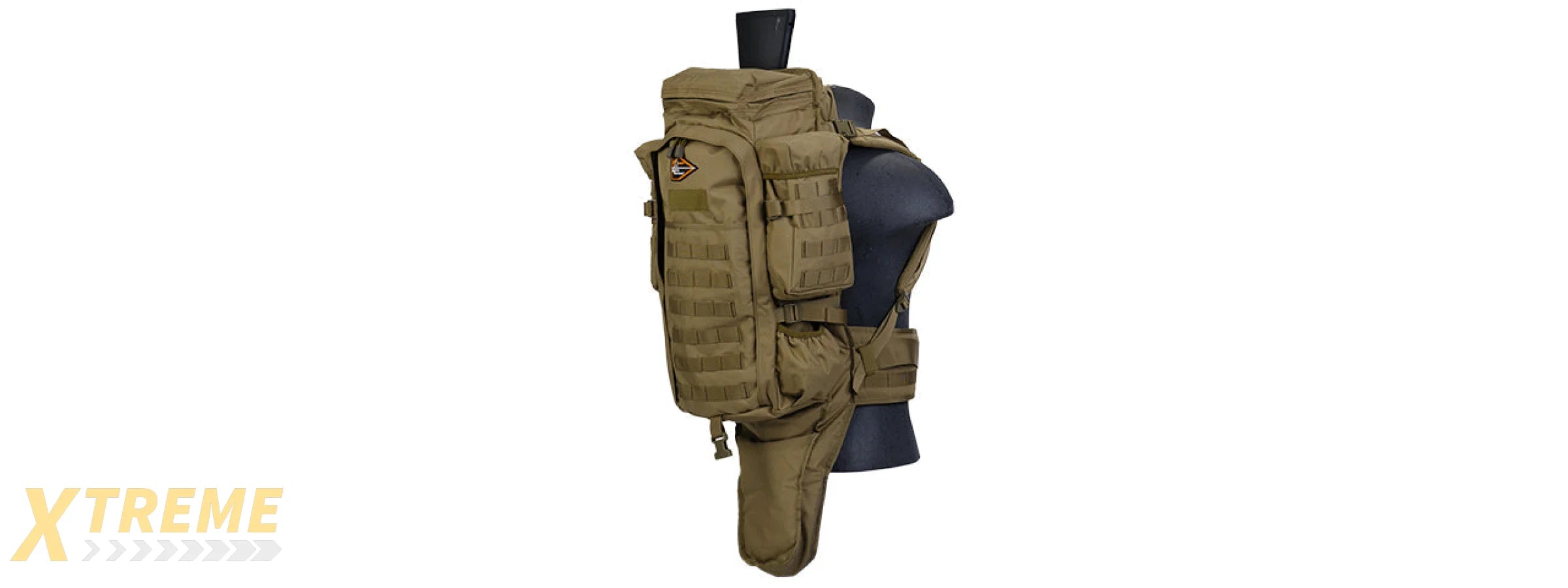 CA-356TN 1000D NYLON RIFLE BACKPACK (TAN)