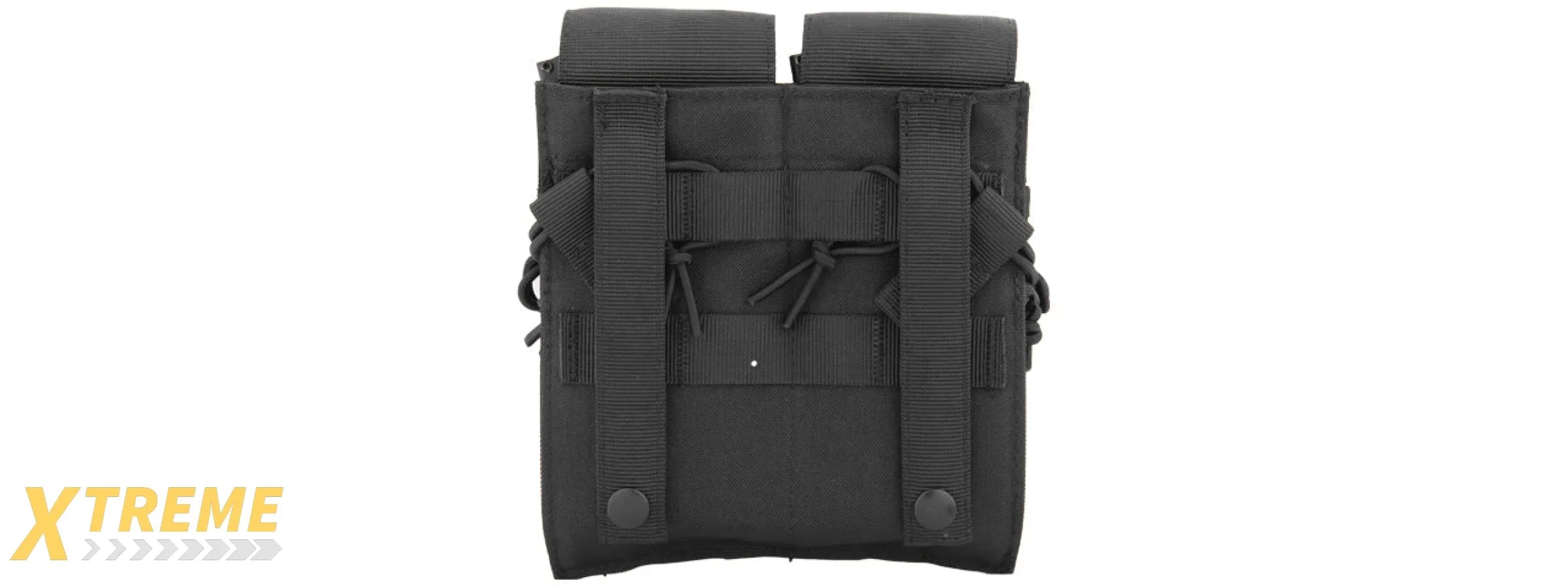 CA-358BN DUAL M4/M16/AK74 MAGAZINE POUCH, NYLON (BK)