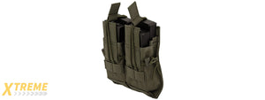 CA-358GN DUAL M4/M16/AK74 MAGAZINE POUCH (OD)