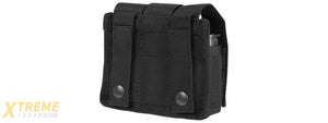 CA-382BN TRIPLE MOLLE M203 GRENADE POUCH (BLK)