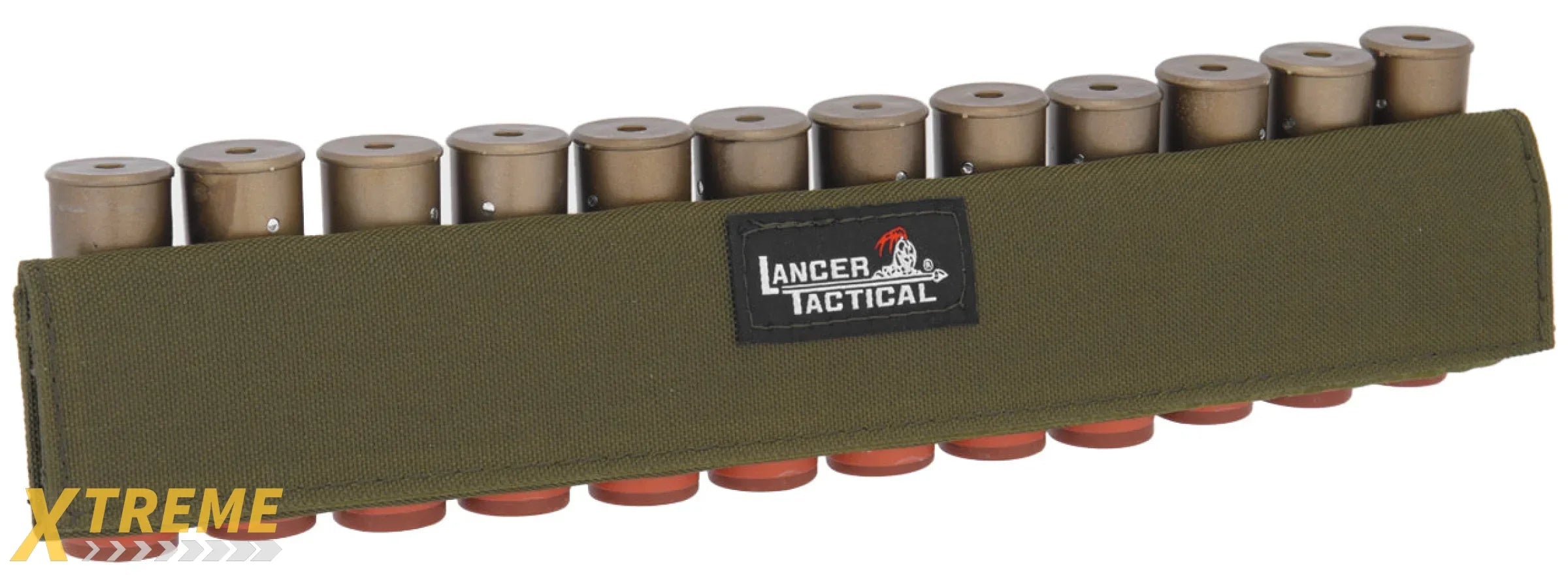 CA-383G SHOTGUN SHELLS (12) HOLDER FOR SLING OR BELT (OD GREEN)
