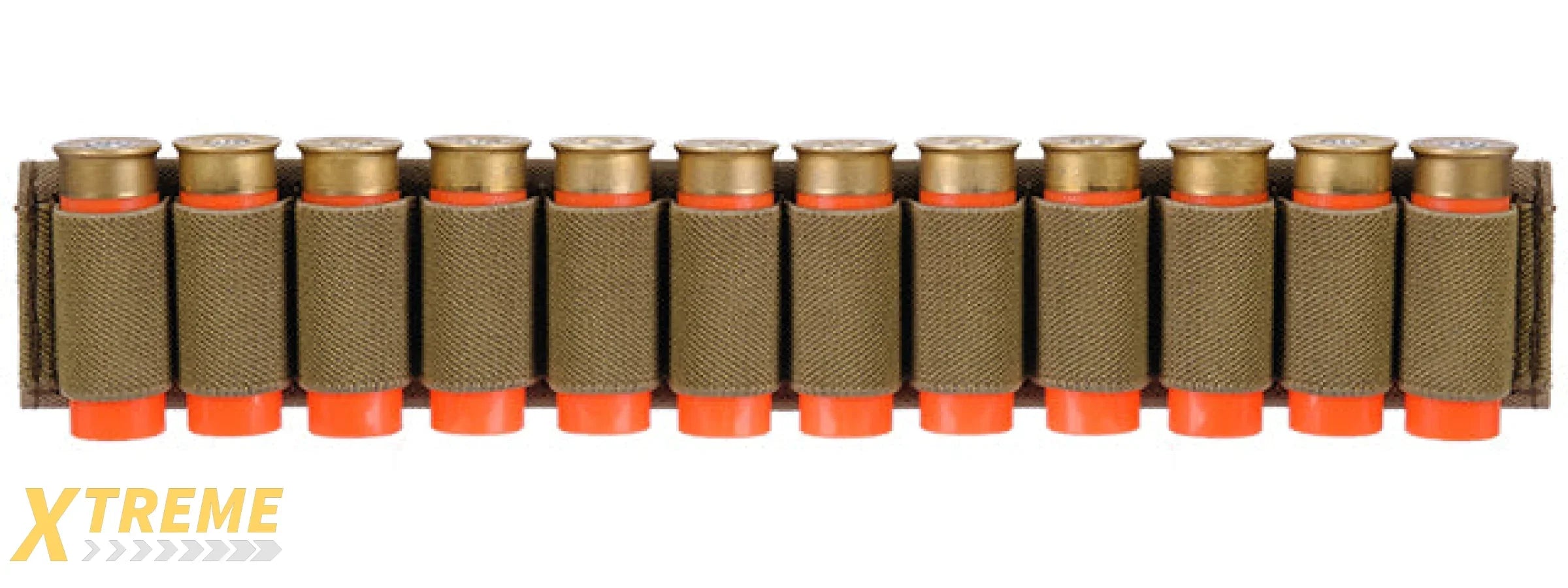 CA-383T SHOTGUN SHELLS (12) HOLDER FOR SLING OR BELT (TAN)