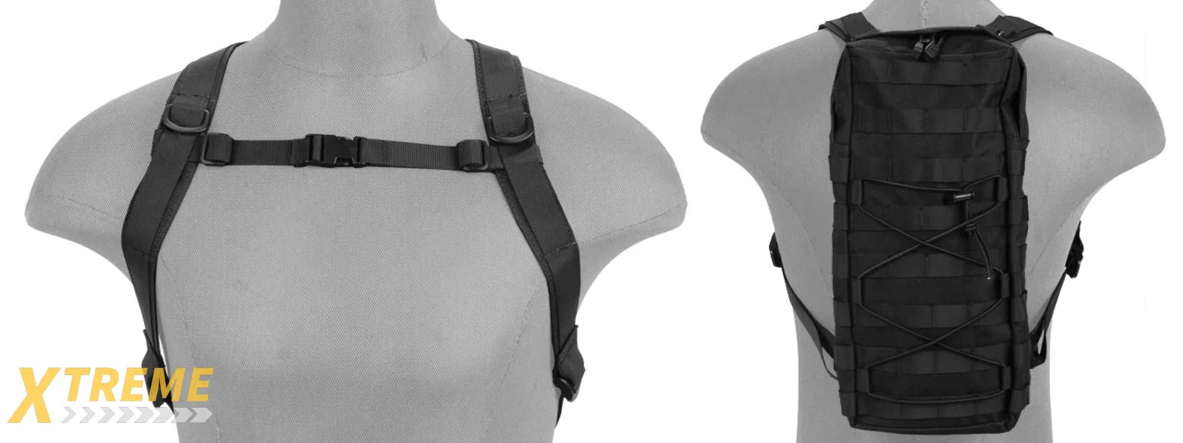 CA-384BN NYLON MOLLE ATTACHABLE HYDRATION BACKPACK (BLK)