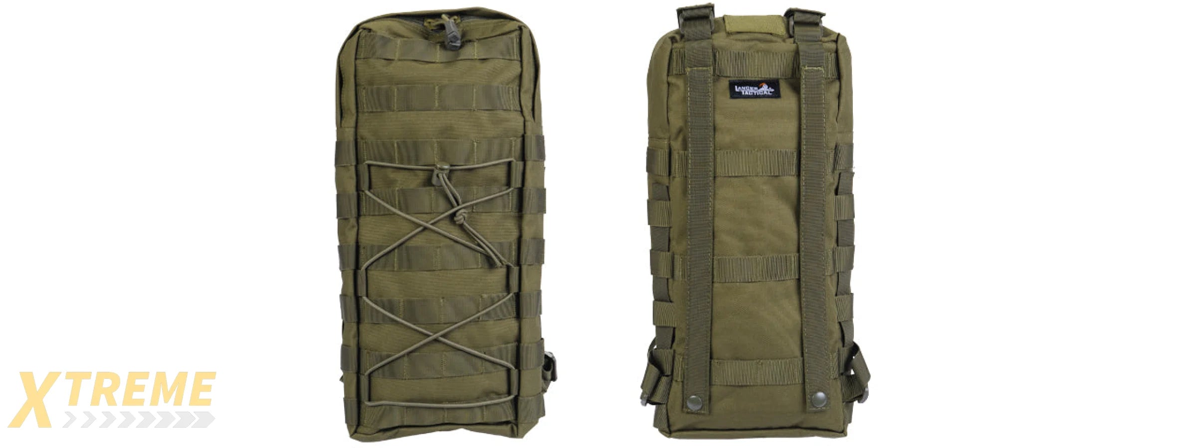 CA-384GN NYLON MOLLE ATTACHABLE HYDRATION BACKPACK (OD)