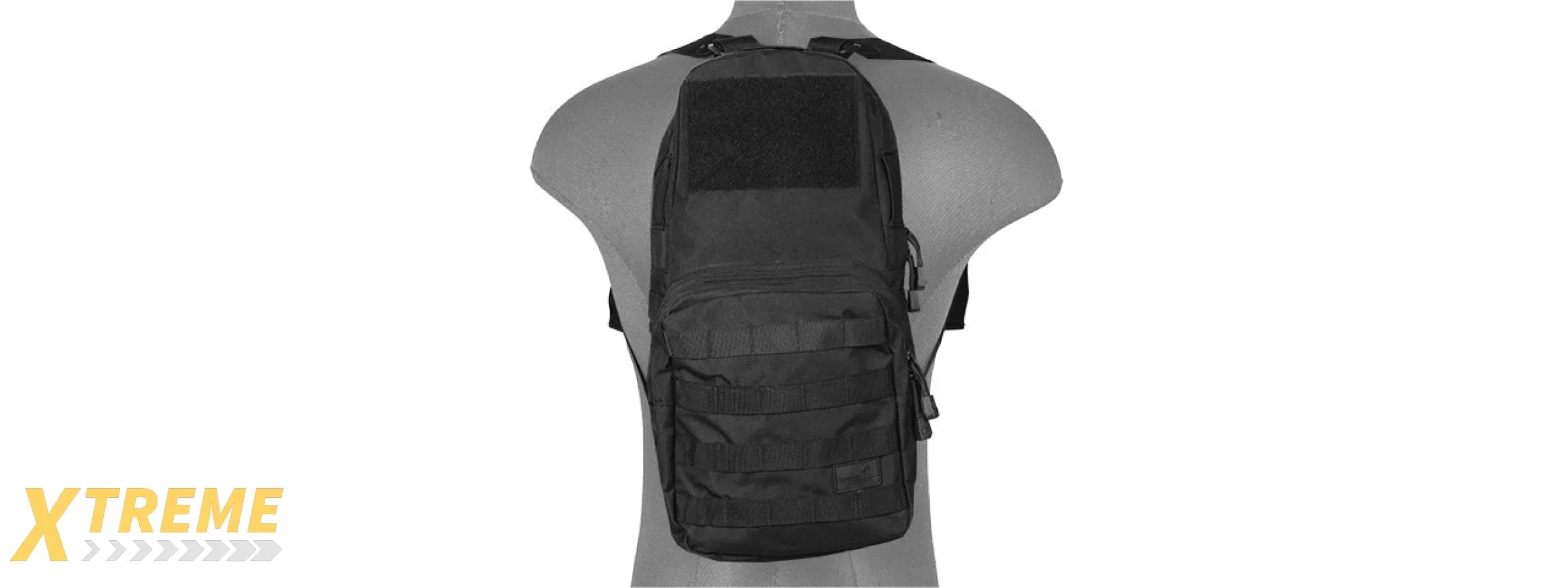 Lancer Tactical 1000D Nylon Airsoft Molle Hydration Backpack (Color: Black)
