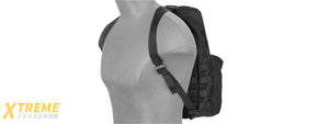 Lancer Tactical 1000D Nylon Airsoft Molle Hydration Backpack (Color: Black)
