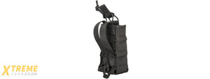 CA-881BN NYLON POUCH FOR RADIO/CANTEEN (BLACK)