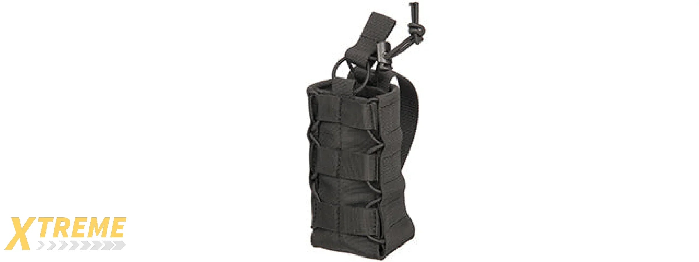 CA-881BN NYLON POUCH FOR RADIO/CANTEEN (BLACK)