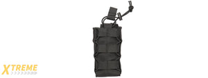 CA-881BN NYLON POUCH FOR RADIO/CANTEEN (BLACK)