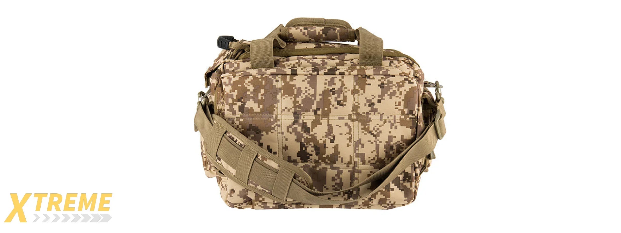 LANCER TACTICAL 1000D POLYESTER SMALL RANGE MOLLE BAG (DESERT DIGITAL)