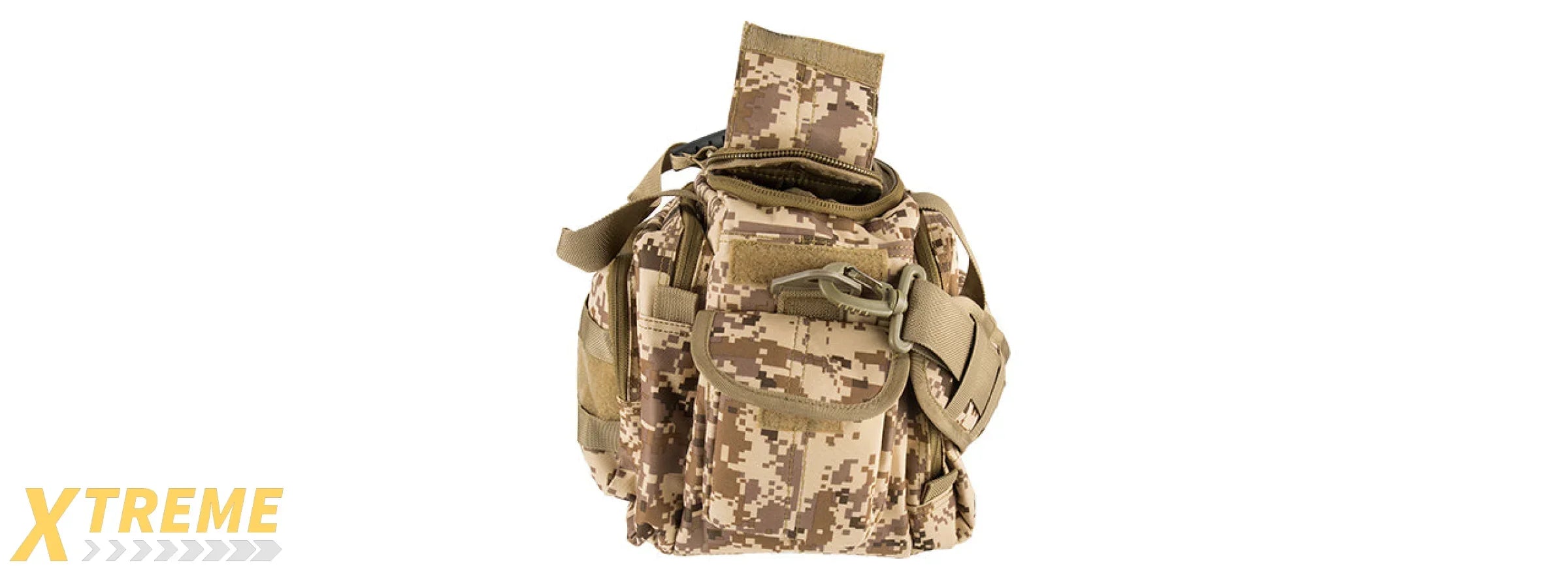 LANCER TACTICAL 1000D POLYESTER SMALL RANGE MOLLE BAG (DESERT DIGITAL)