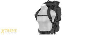 CA-L108B 65L WATERPROOF OUTDOOR TRAIL BACKPACK (BK)