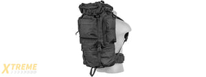 CA-L108B 65L WATERPROOF OUTDOOR TRAIL BACKPACK (BK)