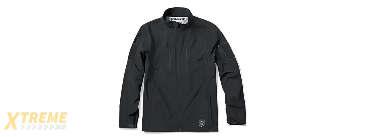 CANNAE ALL-WEATHER SHIELD SOFT SHELL JACKET - BLACK - LARGE