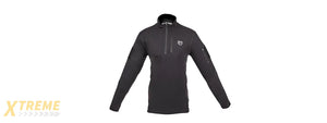 CANNAE TACTICAL RIG POLYESTER FLEECE PULLOVER - BLACK (SMALL)