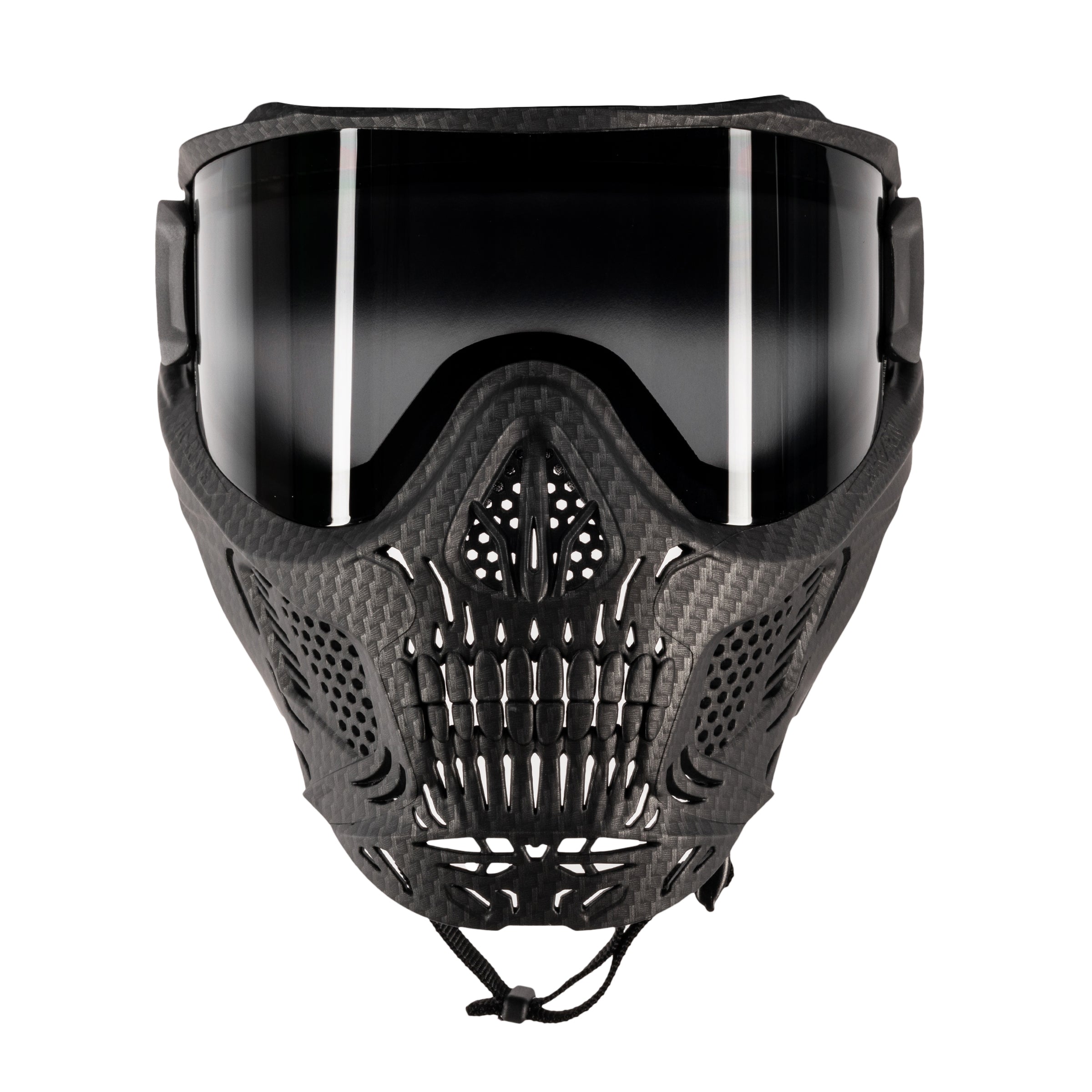 HSTL® Skull Goggle Carbon Fiber w/ Smoke Lens - XTREME Airsoft Superstore